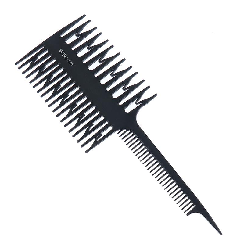 

Расческа для окрашивания хвоста Pro-Hair Расческа для мелирования волос Плетение Расчески для стрижки Парикмахерская чёрный