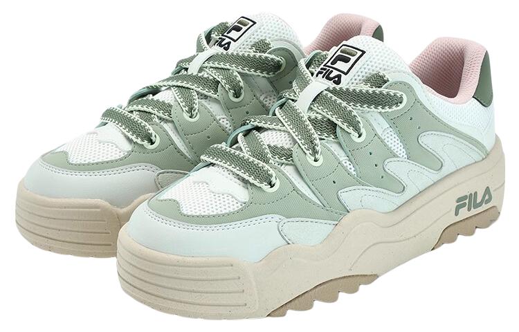 Women's Sneakers FILA Rosetta Colorful Shoes Cushioning Low top Skateboard Shoes Women's Gray Yellow Green