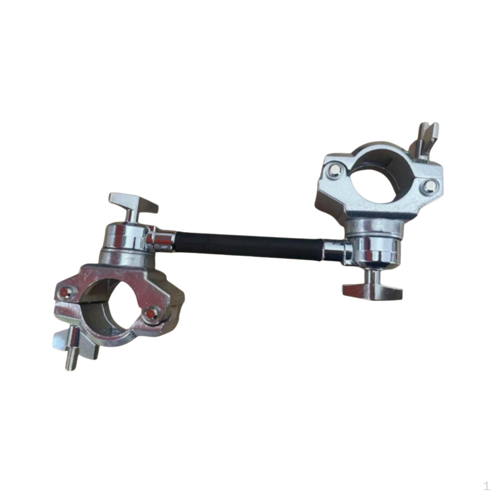 

Cymbal Clamp for Drum Set Arm Attachment Stable Metal Musical Instrument Accessory Double style C