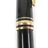 Sehr guter MONTBLANC Kugelschreiber Meisterstück Classic Kappe Typ Schwarz Gold Herren Gebraucht