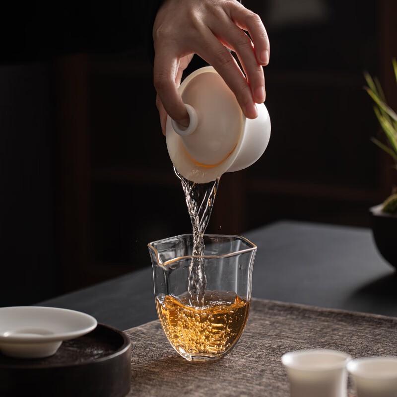 SUSHI CERAMICS Chiny Biały San Cai Gaiwan