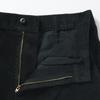 MUJI Men's Kapok-Blend Corduroy Wide Pants (AE0XXA4A) Black, Size S