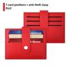 Business Anti-theft Brush PU Leather Card Slim ID and Bank Card Holder Wallet Protective Case Coin Card Holder Pouch