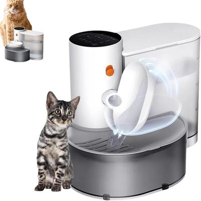 Wasserspender für Hunde und Katzen, Wasserspender für Haustiere, Wasserspender für Katzen zum Ablassen, Automatischer Wasserspender zum Aufladen von fließendem Wasser