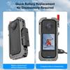 For Insta360 X4 Air PULUZ Metal Protective Cage Expansion Frame with Cold Shoe Bases & Lens Cover (Grey)