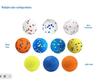 ETPU Popcorn Ball: Chew-Resistant Interactive Dog Toy for Tug of War and Puzzle Play