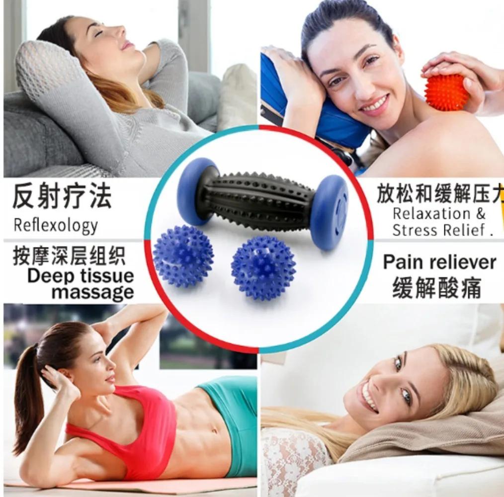 Durable And Safe Portable Foot Massager Roller Massage Ball Body Trigger Point Plantar Fasciitis Deep Tissue Massager Relief Sore Muscle Arm Body