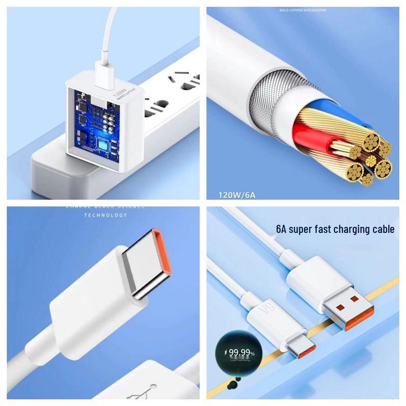 120W Fast Charger for All Android Devices - Compatible with Huawei & Honor