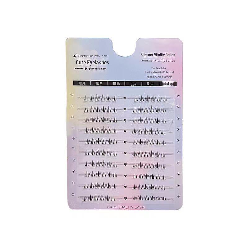 

Mengji Shangpin Natural Barbie Doll Нижние ресницы - Сегментированный дизайн, стиль маленького пламени