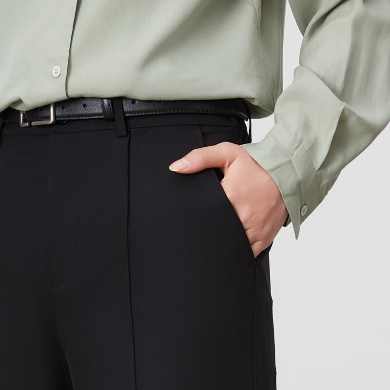 Elva' Island Women's Versatile Straight Cropped Pants