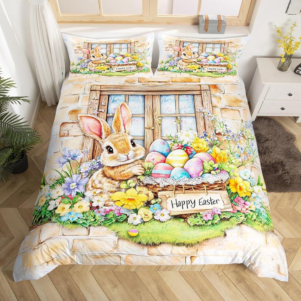 Comforter Geometric Plaid Cute Bow Queen King Size For Adults And Teens Cartoon Animal Footprint Bow Bedding Set 3 Piece Set