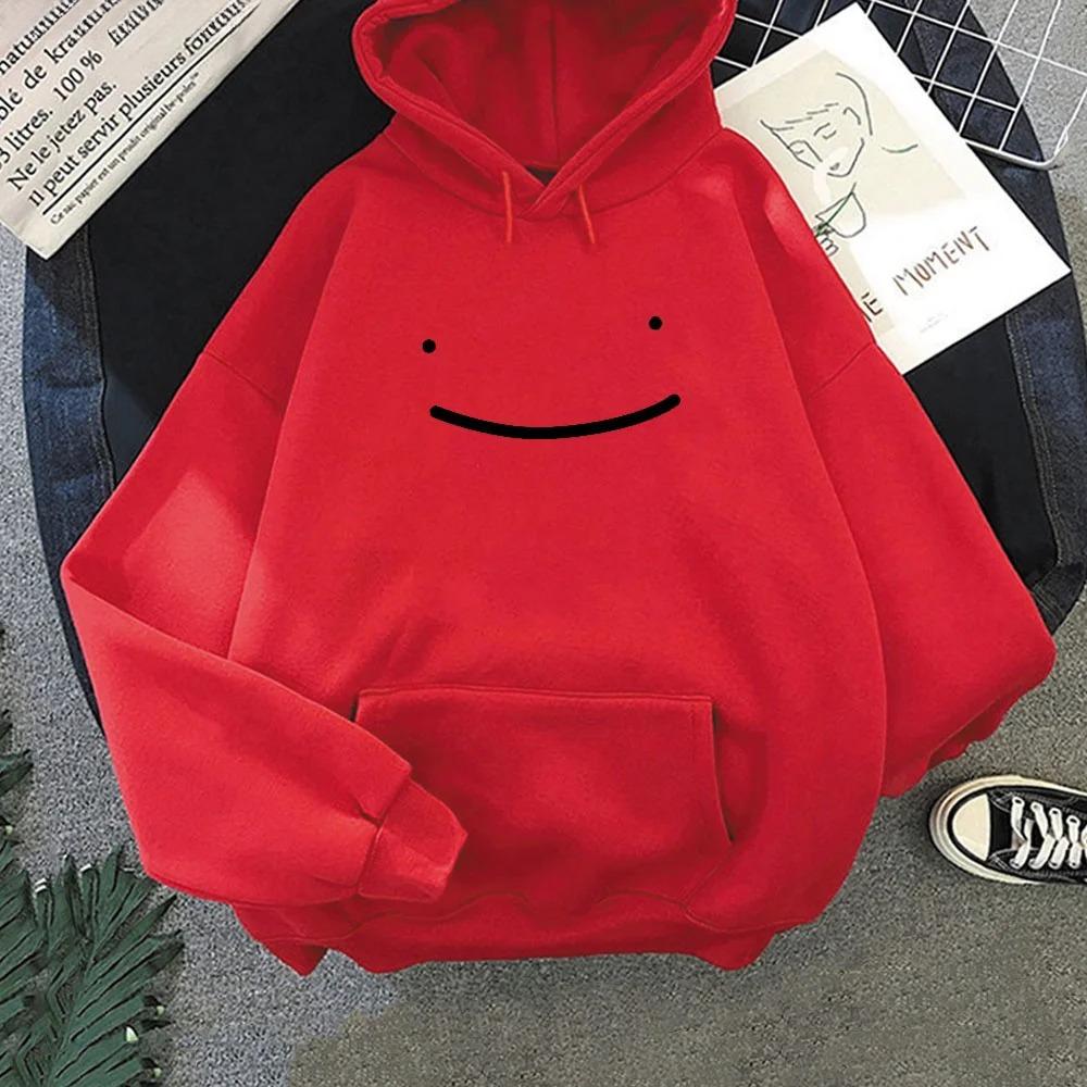 Hoodies Women's Aesthetic Hoodies Harajuku Sweatshirt Women's Unisex Long Sleeve Cute Clothes Anime Cute Smiley Face Print Y2K