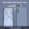 Vivo Y11s Full Coverage Liquid Silicone Phone Case - Solid Color, Anti-Fall, Soft Straight Edge Design