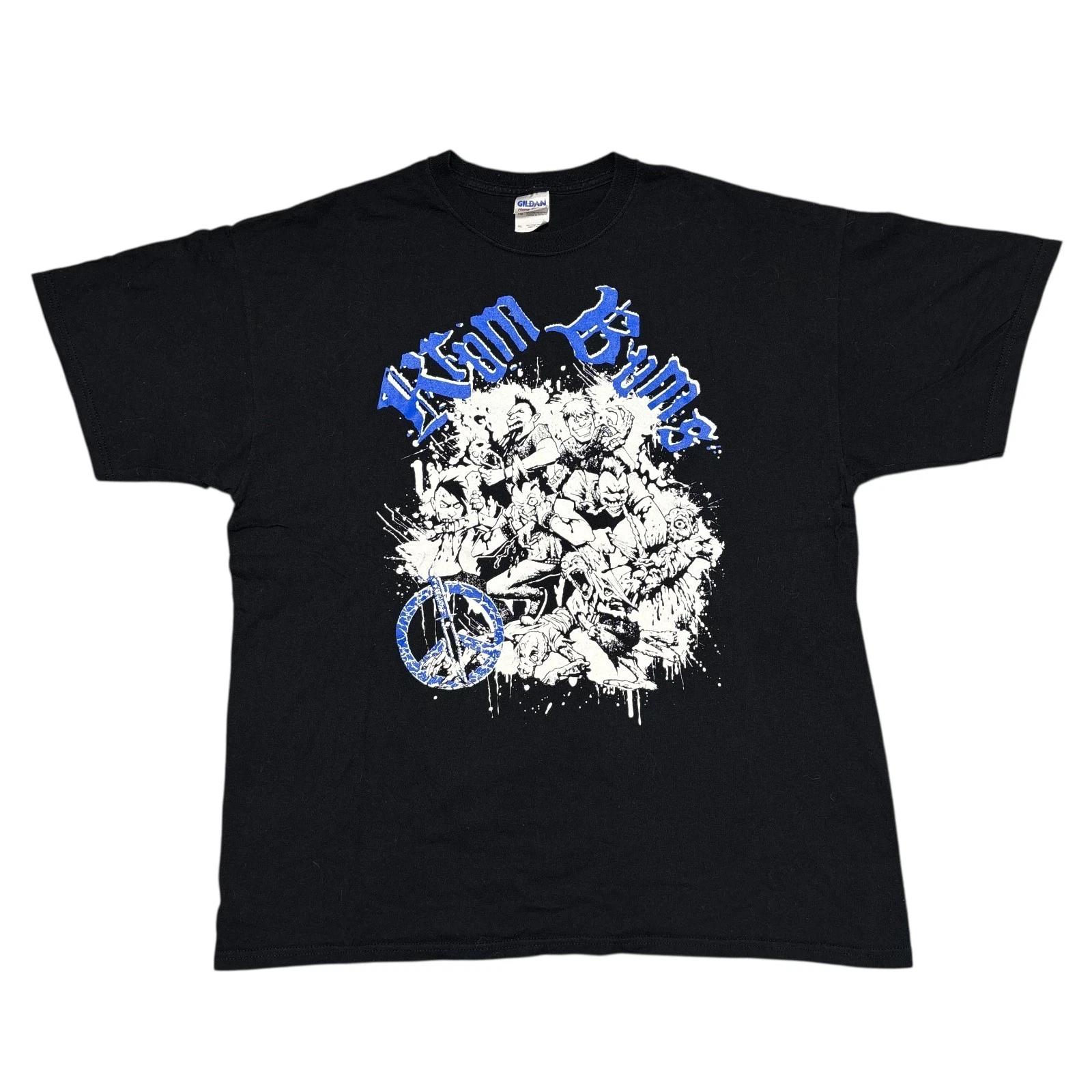 Krum Bums Shirt XL Tour Concert Punk Rock Band Tee The Casualties Monster Squad S