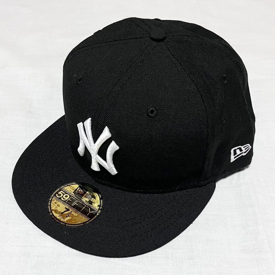 Used New Era 59FIFTY NY Yankees Cap Black 7 1/2