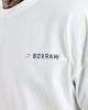 BOXRAW Nie Gramy w Boks Luźna Koszulka - Męska M Bxrw-U-Wdpbt [Biały/Różowy] (D Typ)