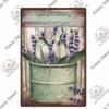 Putuo Decor Flower Vintage Tin Sign Plaque Metal  Retro Wall Art Poster for Garden Living Room Club Decoration