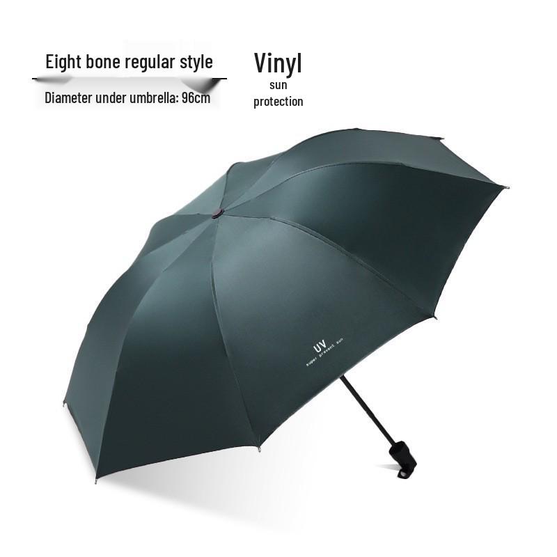 Three-Fold Automatic Reverse Umbrella with Reflective Edging & LED Light, Customizable Logo, All-Weather Protection for Business Use