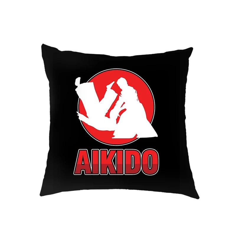 Cool Martial Art Judo / Taekwondo / Karate / Aikido Kissenbezug Kissenbezug Sofa Schlafzimmer Büro Auto Dekokissenbezug