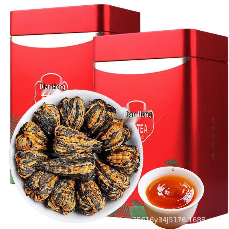 Fengqing Special Grade 2025 Dianhong Pagoda Black Tea, 500g - Rich Aroma, Perfect for Gifts or Personal Enjoyment.