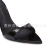 Foreign trade white pointed open-toed stiletto high-heeled slippers one foot and a half drag European and American style European and American style