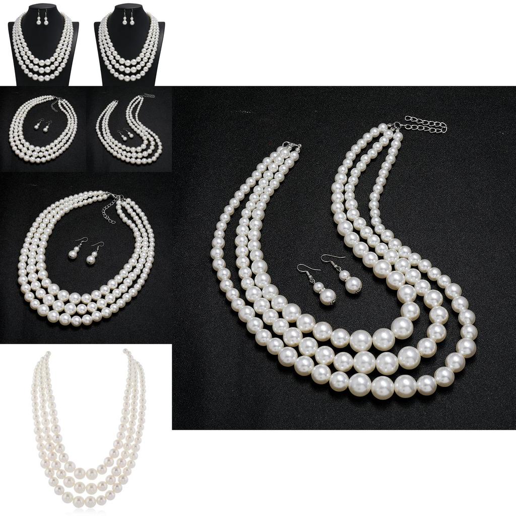 Modern Pearl Jewelry For Women Geometric Design Fashion Accessory