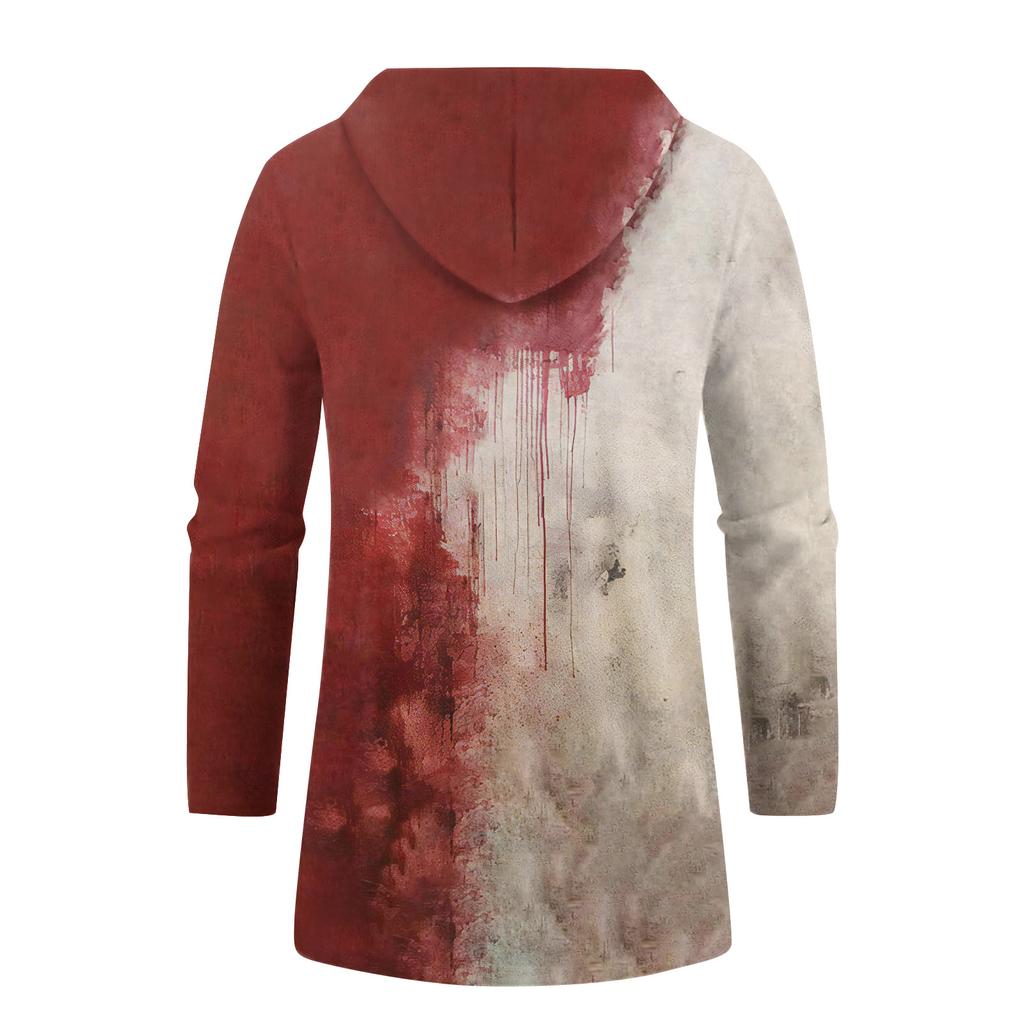 Sportstreningsdrakt med hette Unisex løpeantrekk Langermet genser Hettegenser Genser