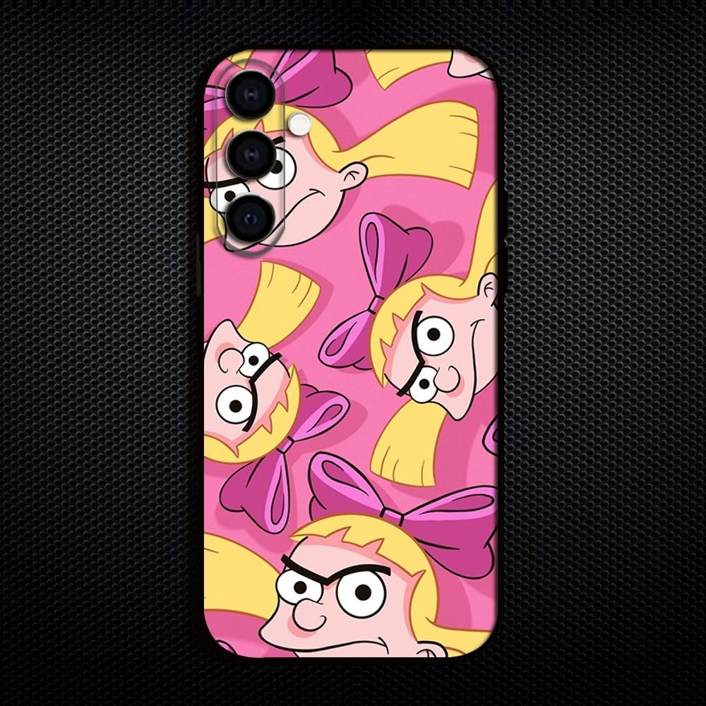 Cartoon Hey Arnold Fondos Phone Case For Samsung Galaxy A73/A72/A71/A70/A53/A52/A51/Others Soft Black Shell