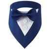 Tanpopo Dog Tuxedo Formal Wedding Bandana Bow Tie Birthday Costume Adjustable Pet Party Attire Valentines Outfit Cosplay Collar