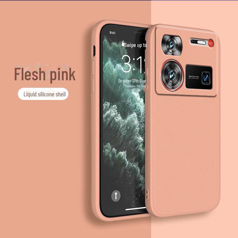 Kompatible Nubia Z70 Ultra Flüssigsilikon Anti-Fall Schutzhülle