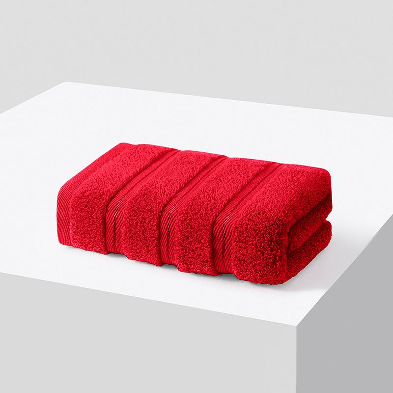 Vícebarevné ručníky z čisté bavlny, domácí hladké bavlněné ručníky na obličej lze vyšívat