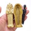 Egyptian Prop Sarcophagus Coffin Pharaoh Model Miniature Figurine Pharaoh Statue Home Decoration