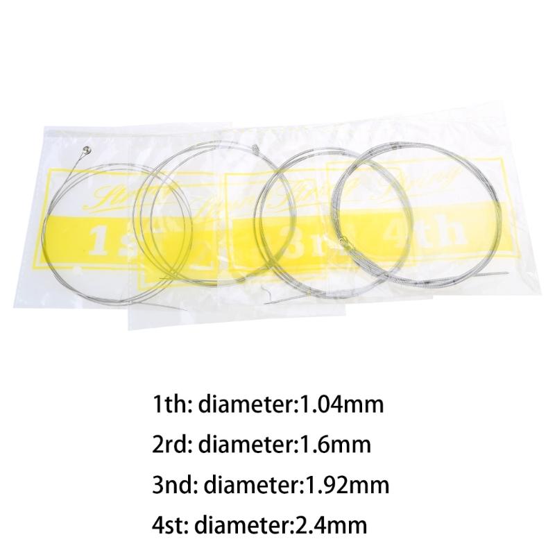 4pcs Long Life and Not Easy to Break Guitar Strings for Classic Guitar Music Teachers and Guitar Players Replaced String
