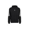 adidas Logo Print Three-Stripe Hoodie Men Hoodie Black HK4572