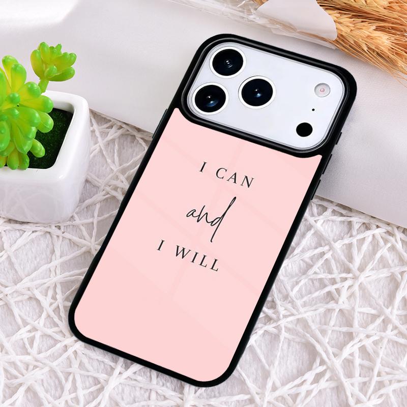 Rosa Workout Motivation Fitness Gym Zitate Stoßfeste Handyhülle für iPhone 17 Air 16e 15 11 12 14 13 Pro Max Hülle Coque