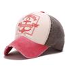 ZHENYUEQI Korean Style Distressed Pirate Anchor Baseball Cap