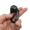 Portable Aluminum Alloy Carabiner with Compasses & Thermometer Camping Accessory