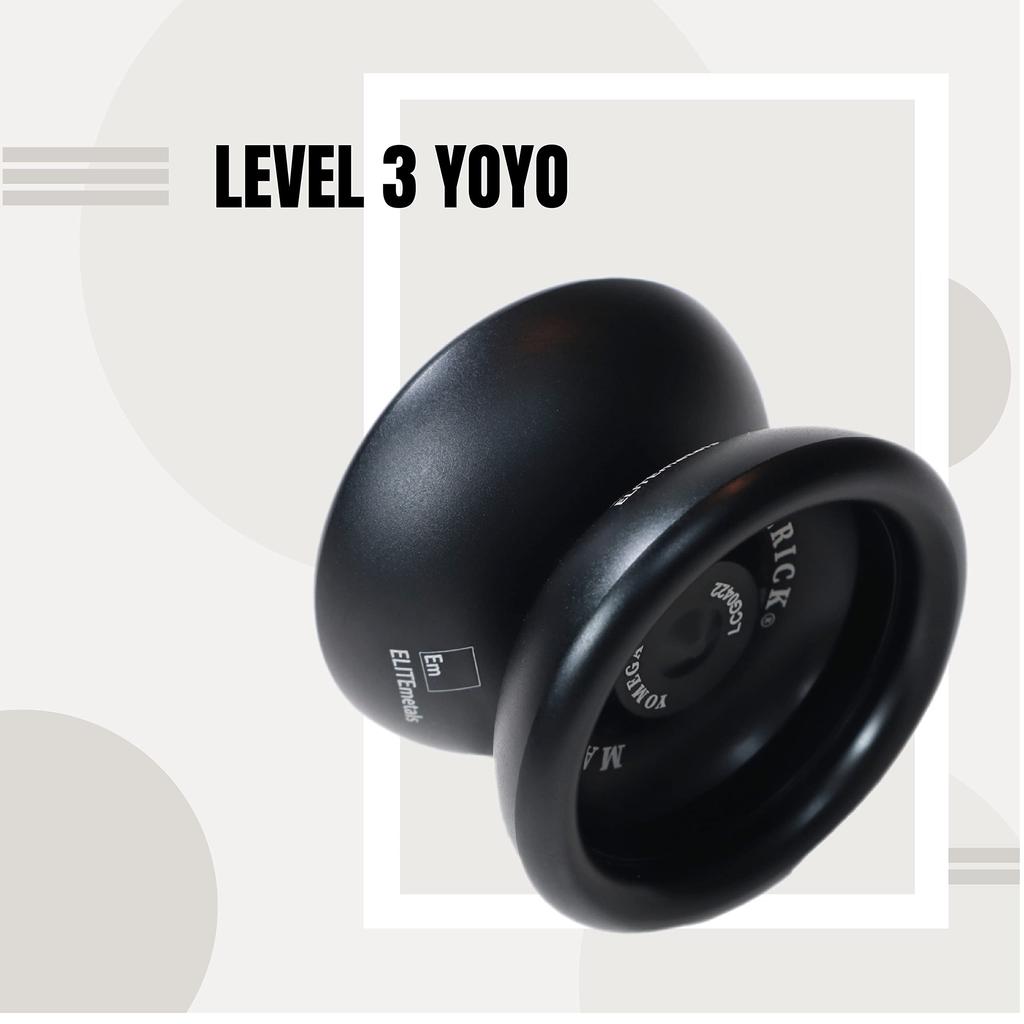 Yomega Maverick - Professional Aluminum Metal Yoyo for Kids and Beginners with C Size Ball Bearing for Advanced Yo Yo Tricks and Responsive Return + E