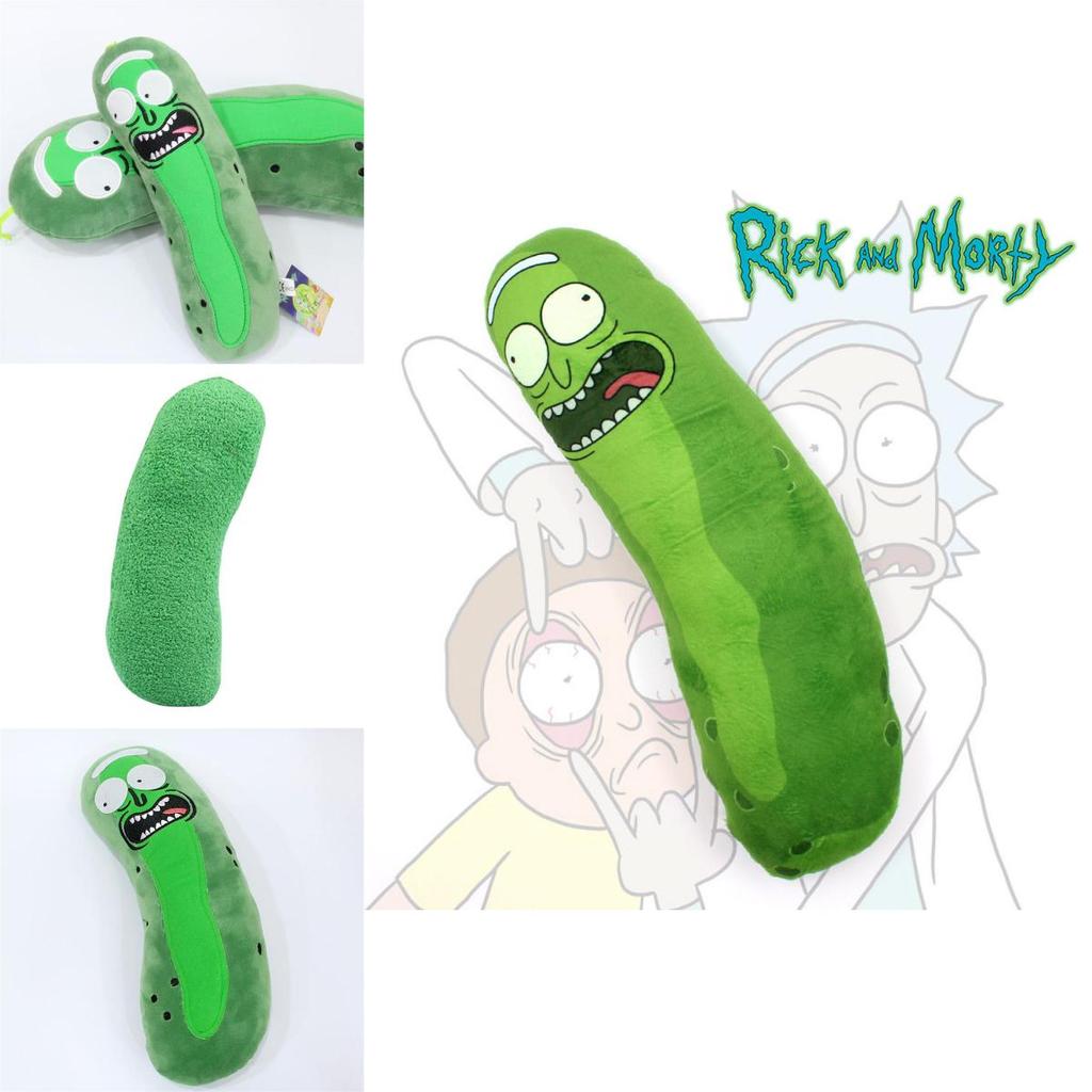 Rick And Morty Gurka Gosedjur Med PP-Bomull För Barnpresent Och Samlarobjekt
