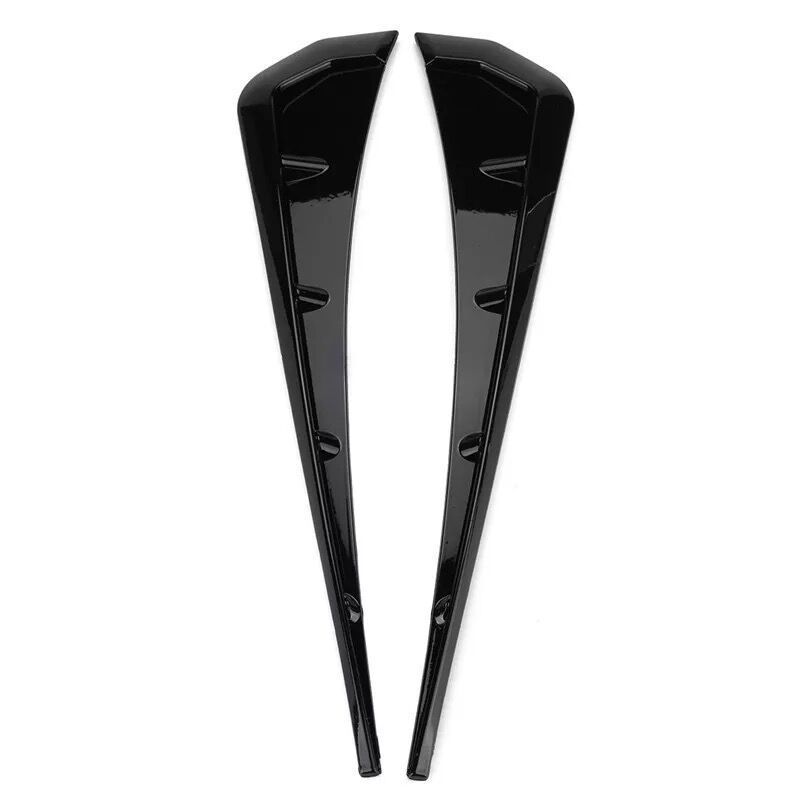 Universal Sport Black Side Fender Air Vents Wing Cover Trim Car Accessories Side Spoiler Decoration