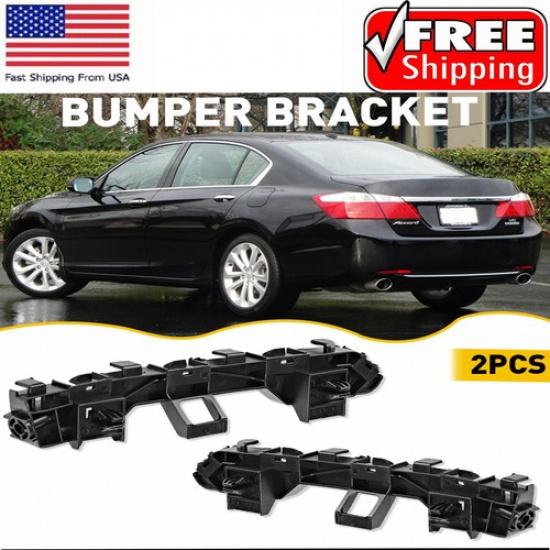 2PCS Front Bumper Bracket Set For 2013-2017 Accord Driver Honda + Passenger Side