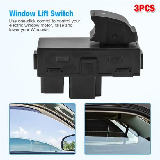 3x Power Window Switch for 07-13 Silverado Front Right & Rear Left/Right Side US