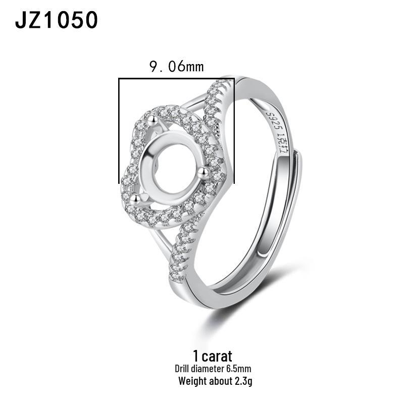 Tingxiang Versatile DIY S925 Sterling Silver Openable Ring Blanks - Multiple Styles