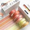 Transluzentes Washi Tape 8 Rollen Set, Dekorative Aufkleber, Ästhetische Unifarbene Tapes Karomuster für Scrapbooking Zubehör, Journaling Junk Journal,