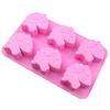 6 even Unicorn Silicone Baking Mold 3D Chocolate Pudding Molds Cupcake Pan Cake DIY Muffin Kitchen Tools