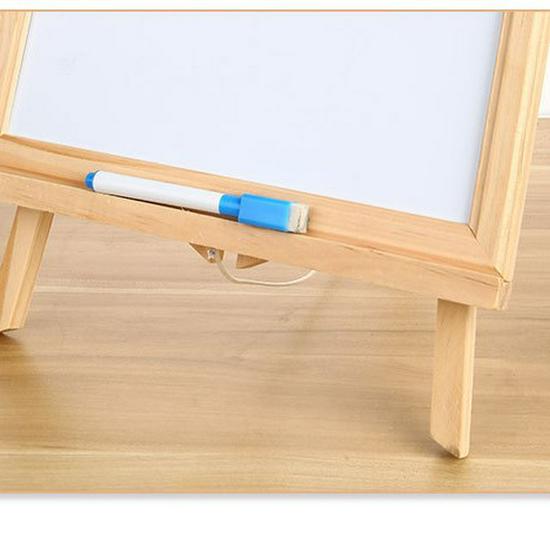 Wooden Children's Double-Sided Magnetic Easel Drawing Board