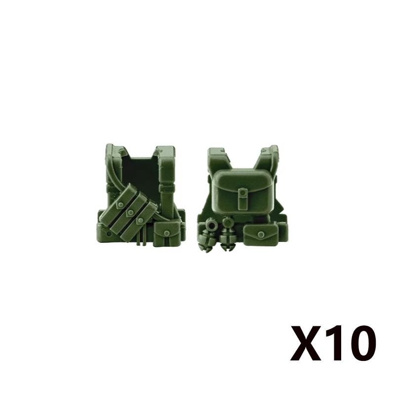 Military Weapons Accessories Building Blocks Russian Special Forces AK Rifles Tactical Bulletproof Vests Equipments Bricks Toys
