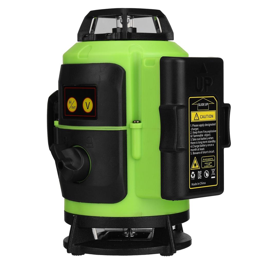 4D 12/16 Lines Laser Level 360 Horizontal And Vertical Cross Super Powerful Auto Self-Leveling Green Line Laser Level