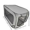 Foldable Dog Travel Crate Portable Car Cats Dogs Cage with Breathable Mesh Window Pop Up Pet Kennel for Outdoor Camping Car Trip