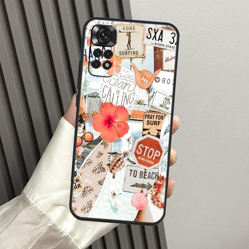 Beach Vibes Case For Xiaomi Redmi Note 13 14 Pro 12 11 10 15 Pro Plus Redmi 14C 13C 15C 10C 12C 15 Funda